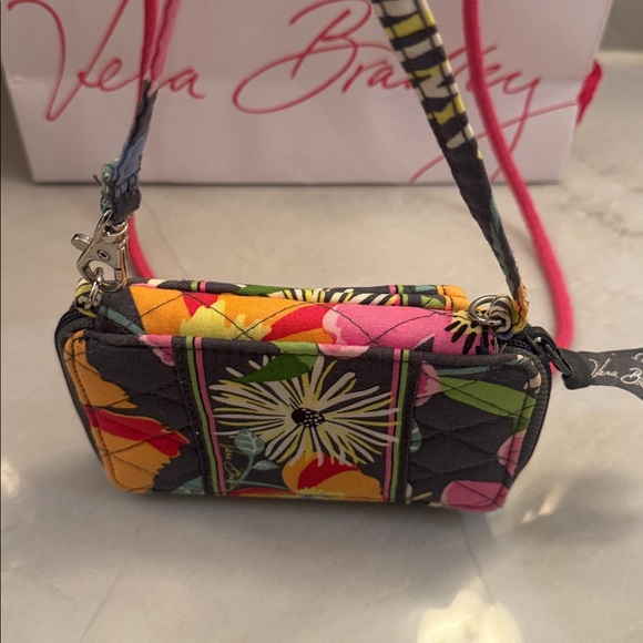 EUC Vera Bradley with Bag! Clutch, Wallet Small Purse, Adjustable Strap. - Picture 7 of 8